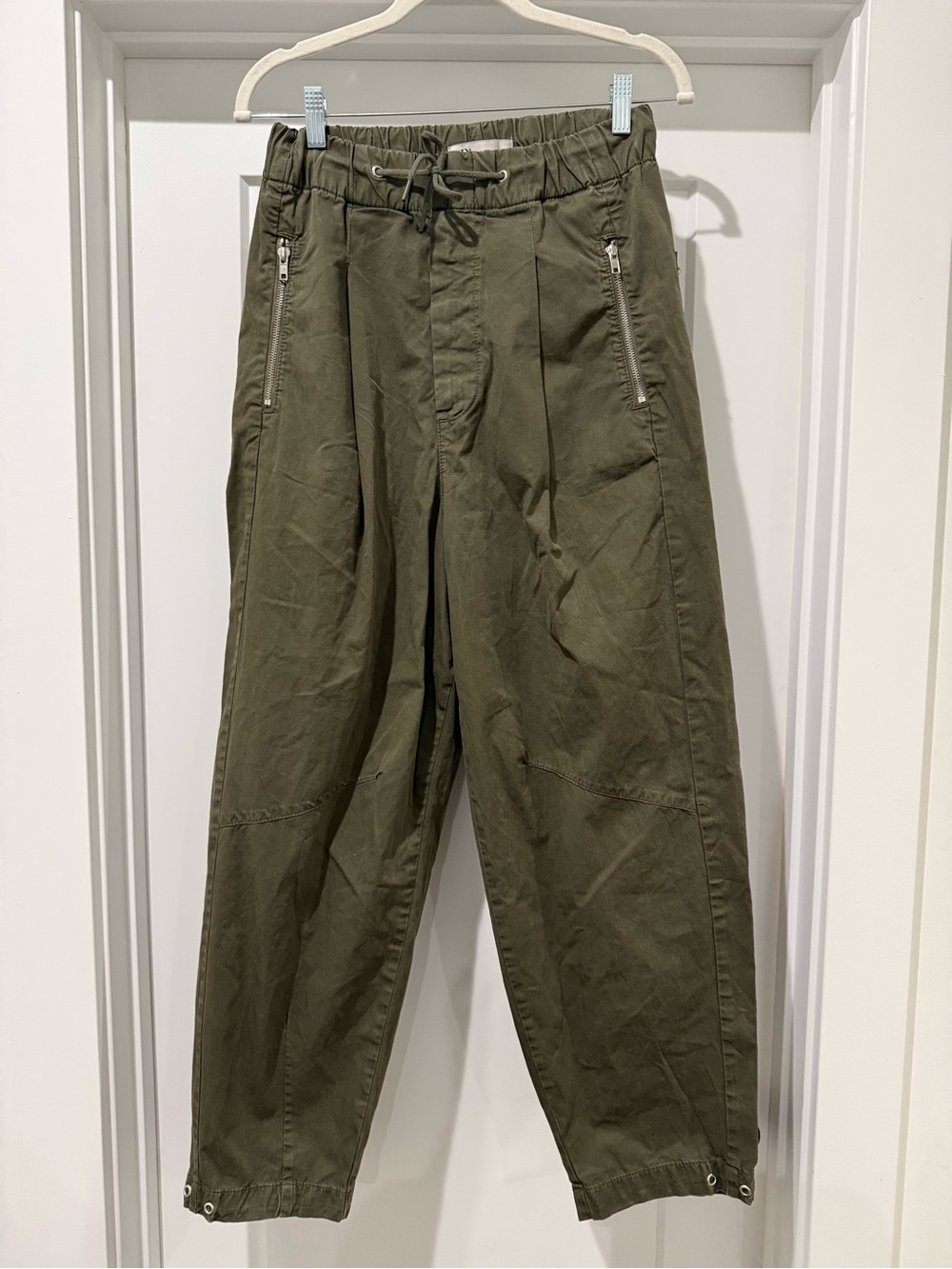 Zara Utility Cargo Pant Olive Green Size S